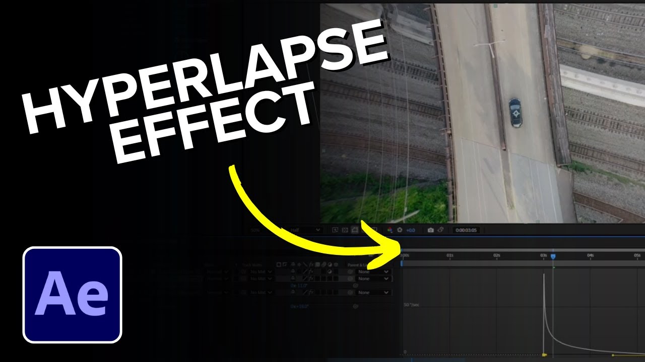 After Effects Hyperlapse Effect Tutorial Youtube