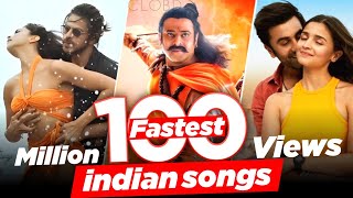 Fastest 100 Million Views on Indian Songs 2023 ft. Adipurush | #prabhas #srk #salmankhan