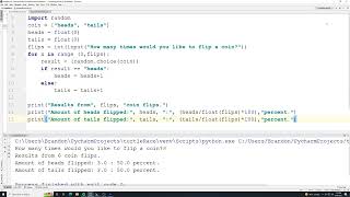 Coin Flip & Dice Roll Probability with Python Programming
