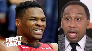 Russell Westbrook's stubbornness might be getting in the Rockets' way - Stephen A. | First Take
