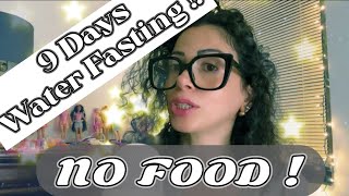 ⁉️9 DAYS OF WATER FASTING ⁉️#challenge ~ Challenging Myself 🔥 And What Happened During Fasting !! ✨