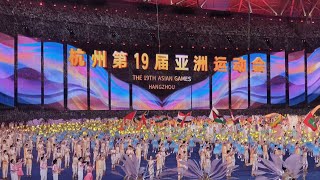 พิธีเปิด Asian Games ครั้งที่ 19 สุดอลังการ 💃🥇 at Hangzhou • China #asiangameschina #hangzhou