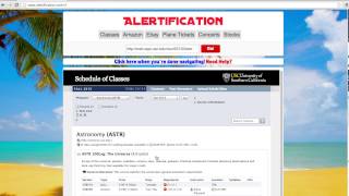 How to get alerts when USC classes open up
