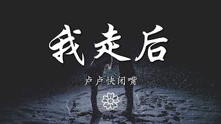 盧盧快閉嘴 - 我走後『心裏有話都不想再說』【動態歌詞Lyrics】