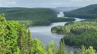 Beautiful River Flowing Through Wonderful Forest In Parc National De La Mauricie, Quebec.