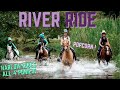 RIVER RIDE PONY HACK! 4 cheeky ponies and LOTS OF BUCKS!