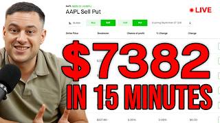 Watch Millionaire Trader Sell Puts Live! (Selling put options for beginners)