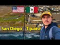 Así es La Frontera más Transitada del Mundo | Tijuana México, San Diego USA 🤯