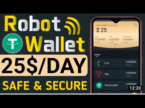 Robot 🤖 Wallet 13$ Free Cash Easy Secure Long Term Withdrawal ...