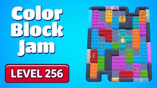 Color Block Jam Level 256 | Every Puzzle Solved! 🎯