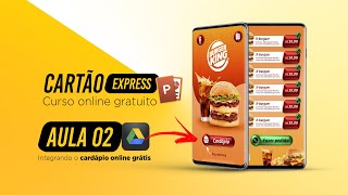 Como criar um cartão interativo com cardápio integrado grátis