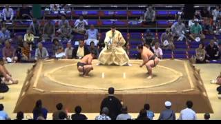 Ishiura vs Kihonoumi Day 3 Sumo Nagoya Basho July 2014