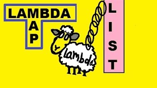 Python: map lambdas to lists