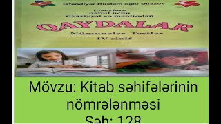 İsfəndiyar Əlləzov/ Kitab səhifələrinin nömrələnməsi/Ceyhun Əkbərov