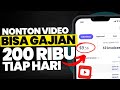 CARA NONTON YOUTUBE DAPAT UANG, CARA CARI UANG DI INTERNET - Cara Dapat Uang Dari Internet