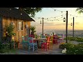 coastal cabin sunset vibes serene seaview chillout beats 🎶🌊✨🌺🌅