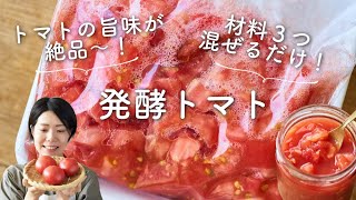 【トマトのうまみが絶品〜！】発酵トマトのレシピ・作り方