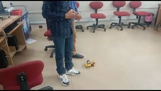 Students at The City School Nawabshah Campus Demonstrating the working of Bumble PI (Robotic Car)