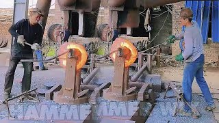 The Process Of Forging Steel Using Giant Hydraulic Hammers Part 179