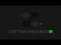 CSS Glowing Light Custom Checkbox UI Design | Custom Checkbox CSS