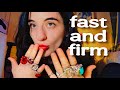 asmr: RUB DOWNS & RING SOUNDS 💍 intense scalp scratch, massage, face touch & more - fast aggressive 