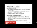 Angular 7 Tutorial - video  25 - Model driven Forms and Template Driven forms