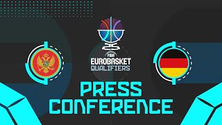 Montenegro v Germany - Press Conference | FIBA EuroBasket 2025 Qualifiers