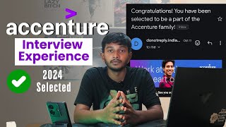 Accenture interview experience 2024 | How I cracked it | Accenture interview questions and answers