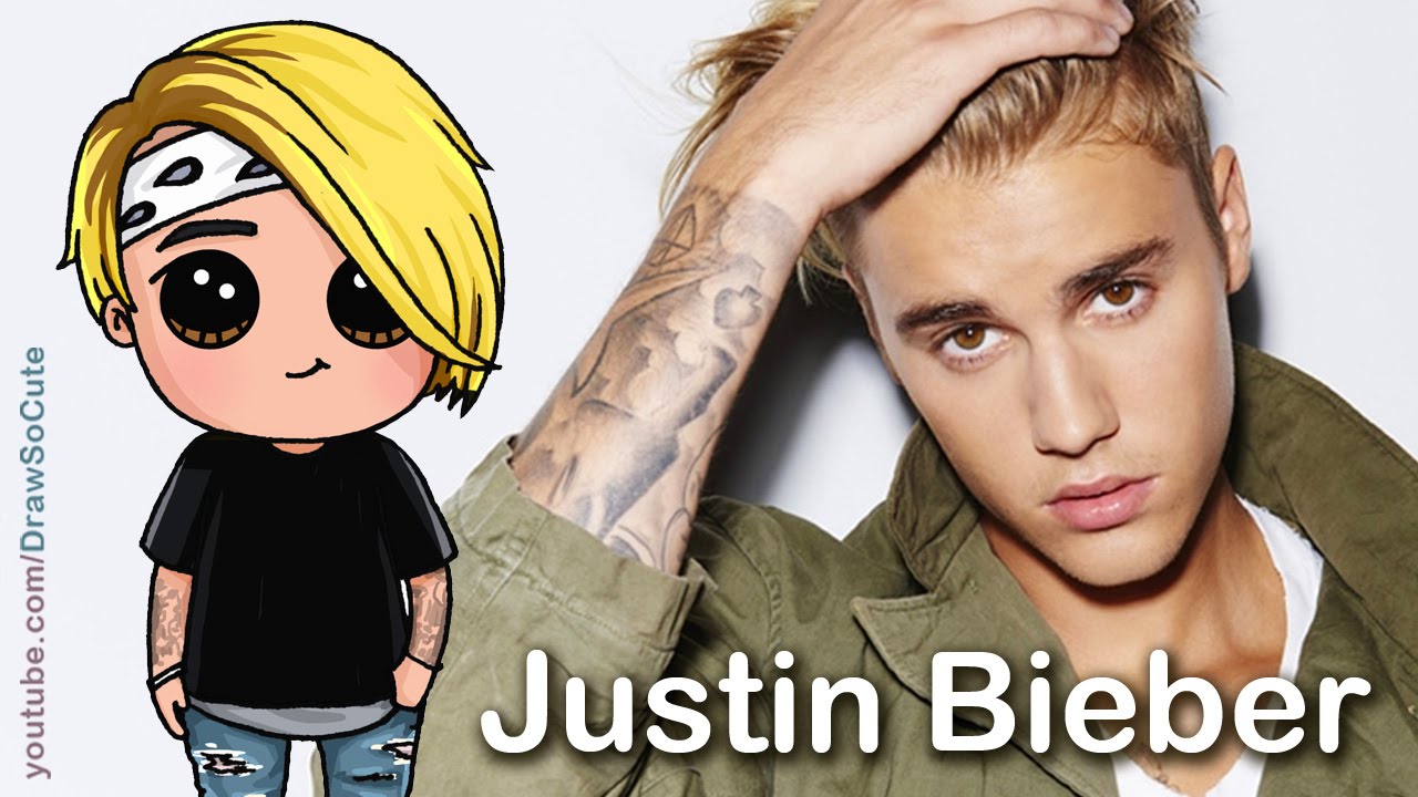 Cute Cartoon Drawings Of Justin Bieber Page 2 Justin Bieber Coloring