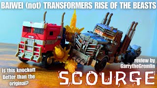 Is this KO better than the studio series? ROTB Transformers Baiwei SCOURGE review by GarrytheGremlin