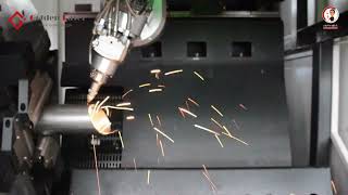 เครื่องตัดเลเซอร์ตัดท่อ GOLDEN LASER Round Tube Beveling by Laser Cutting Machine by Wongtanawoot