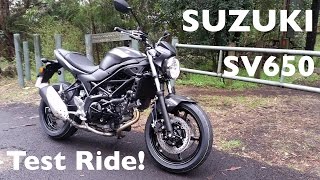 2016 Suzuki SV650 Test Ride |  The legend gets an update