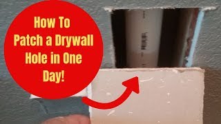 How To Patch a Hole in Drywall - One Day Drywall Patch