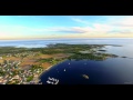 norway from above above helgeroa looking at langesund mølen jomfruland. phantom 3 pro dronefilm