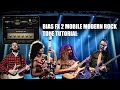 Bias FX 2 Mobile Tutorial: ROCK Distortion & Overdrive Crunch Tone - Bias FX 2 & Amp Mobile for iPad