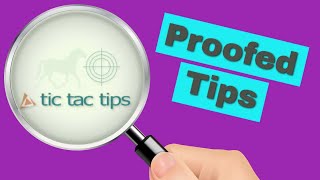 Tic Tac Tips Horse Racing Tipster Review - Proofed Tips