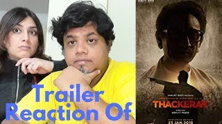 #Thackeray Thackeray|Official Trailer Reaction|Foreigner Reaction|Nawazuddin Siddiqui|
