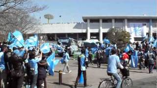 【川崎フロンターレ】2011年3月5日　選手バス出迎え