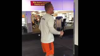 Kevin Rääbis training in Coronatime