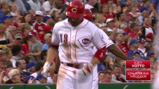 CHC@CIN: Votto crushes a two-run homer