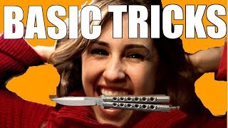 Butterfly Knife Tricks for Beginners #1 (Basic Opens)