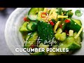 Japanese Pickled Cucumber Recipe (with Ginger and Chili)