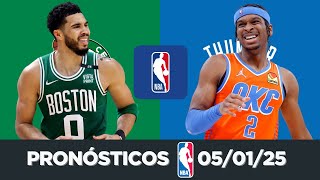 🔥PRONÓSTICOS DE LA NBA PARA HOY 05 DE ENERO 2025 | PARLEY GRATIS🔥