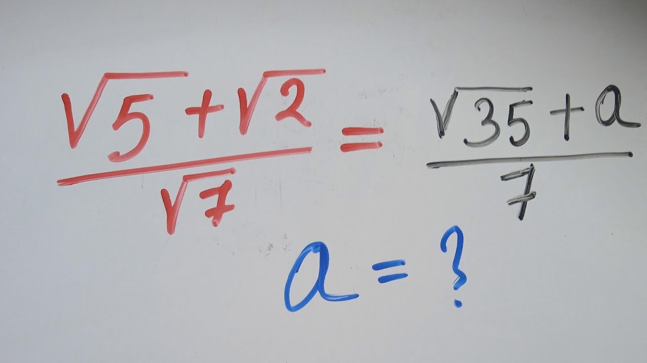 A Simple Root Problem Youtube