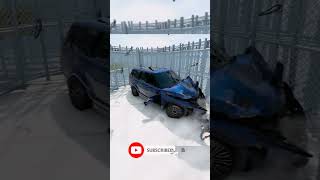 Range Rover vs Metal Fence - BeamNG Drive