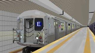 OpenBVE HD: NYC Subway R40M E Train w/ New SMEE Trucks Operating to World Trade Center