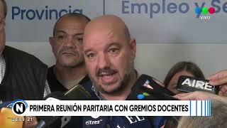 Primera reunión de la paritaria docente: la opinión de los gremios