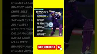 Scotland Squad For ICC T20 World Cup 2021 ||  Scotland T20 WC Squad || Scotland Cricket Team 