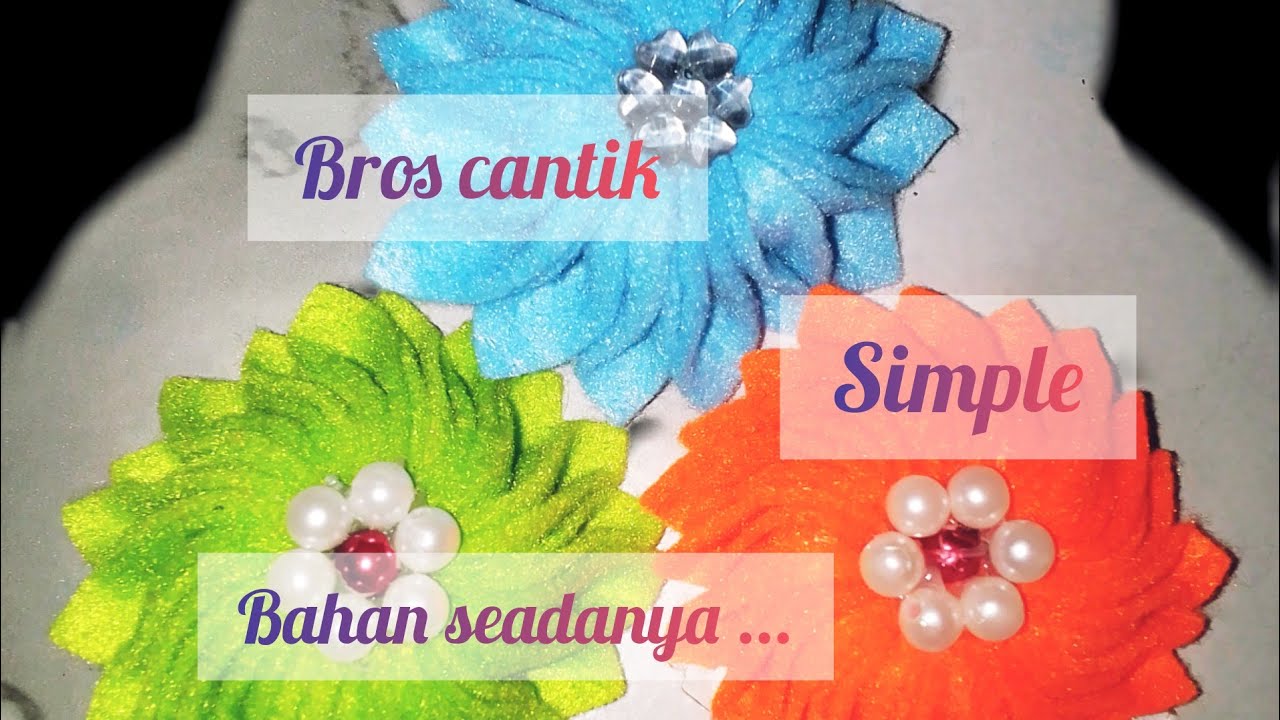 Tutorial Membuat Bros Flanel Youtube