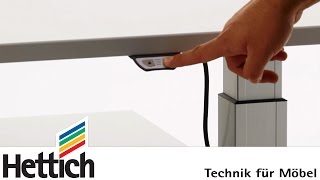 Hettich LegaDrive Systems: Tips for safe and convenient height adjustment of desks